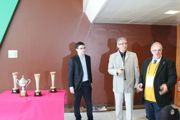 Avec Nadir Bounzou et André Rasneur, piliers de la Ligue IDF des Echecs