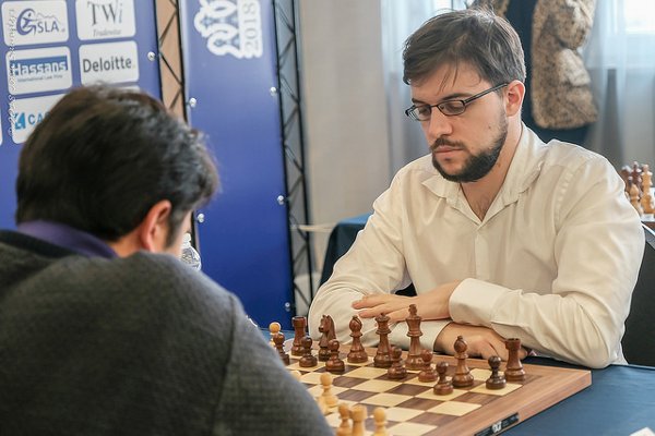 Début des tie-breaks contre Nakamura (photo John Saunders)