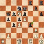 Grischuk-Ding Liren, R4 ; les deux joueurs ont raté 22.Fh4+ Ff6 23.Dg4! qui gagnait pour les blancs.