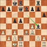 Karjakin-Caruana, R12 ; le sacrifice 17.Fxd5! est très déplaisant pour les noirs.