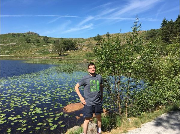 Out on a walk after the tournament, with a wink at the animated series « Rick & Morty ».
