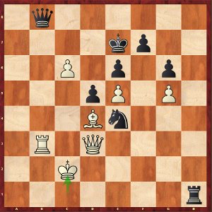 Caruana-Mvl, Round 5; I repeat moves once too much!