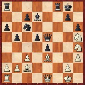 Mamedyarov-Mvl, round 8; an highly complex position.