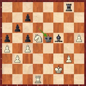 Mvl-Dominguez, Round 21; white’s winning task should be easy.