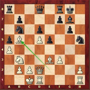 Leko-Mvl, Round 7; a shaky opening for black.