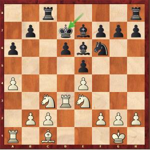 Xiong-Mvl, Round 4. 15…Kd7 was looking great though!