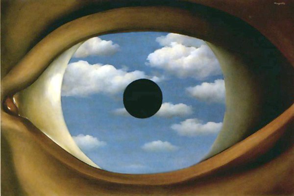 Le faux miroir (René Magritte)