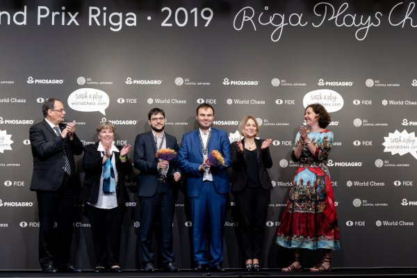 Finalist in Riga, a good result! (Photo: Niki Riga, World Chess).