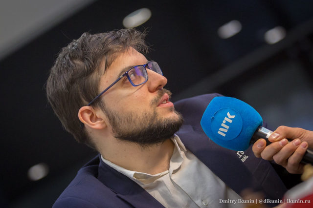 Maxime Vachier-Lagrave lors du championnat du monde de blitz. Photo : Dmitry Ikunin | http://ikunin.ru