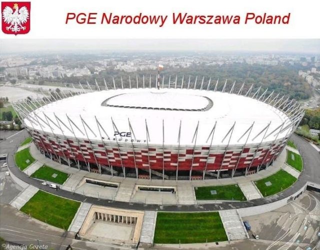 Le Narodowy Stadium à Varsovie.