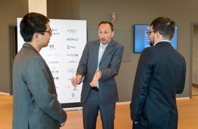 Topalov en pleine forme à la cérémonie d’ouverture ! (Photo : Norway Chess).